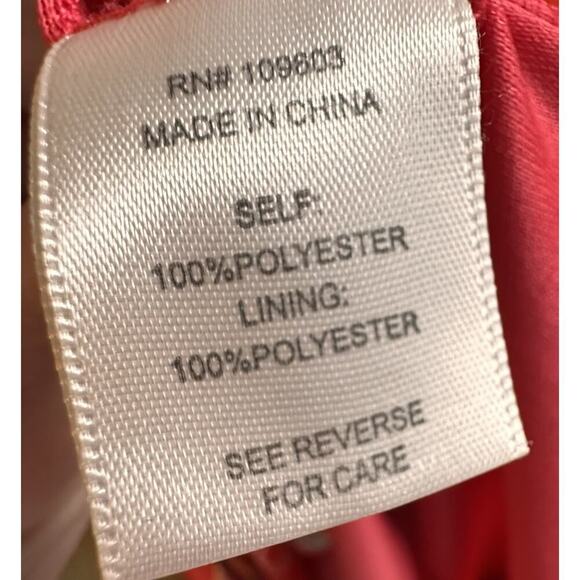 Red Paisley Floral Print Off-Shoulder Boho Chic Bohemian Tiered Maxi Dress Sz 6 - Picture 11 of 16